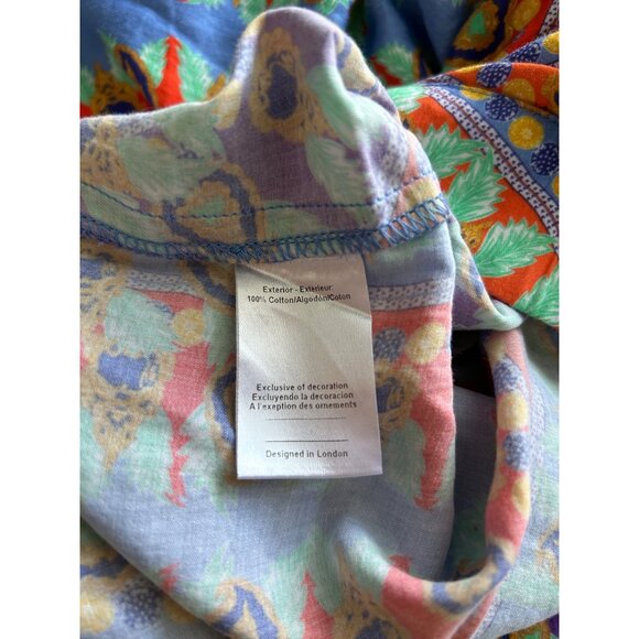 PAOLITA Womens Medium Multicolor Wide Leg Pants - Picture 10 of 12